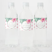 Waterfles Labels Sweet Sixteen Luau Verjaardag Waterfles Etiket (Flessen)