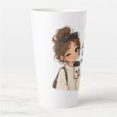Waterfles Latte Mok (Voorkant)