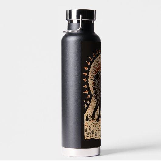 Waterfles Leo Celestial Zodiac Art (Rechts)