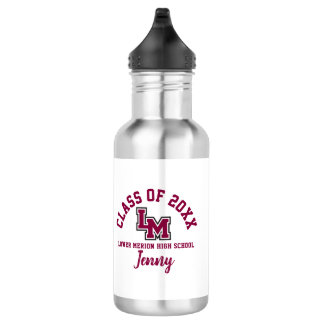 Waterfles Lower Merion High School Logo Custom