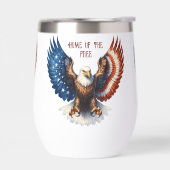 Waterfles - Majestic Kale Adelaar met Vleugels (Links)