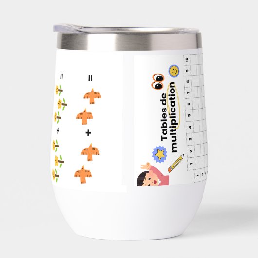 Waterfles mathématiques voor kinderen (Rechts)