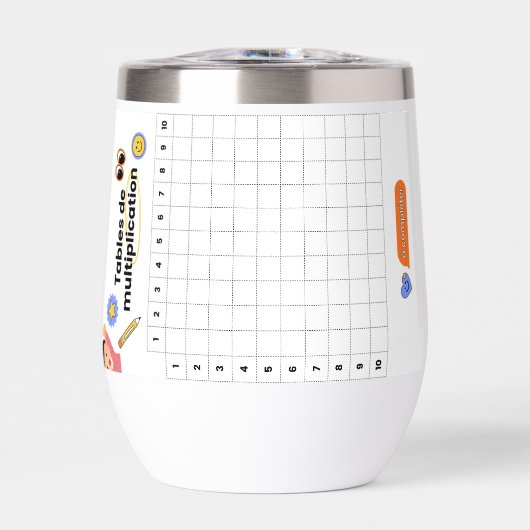 Waterfles mathématiques voor kinderen (Voorkant)