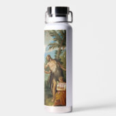 Waterfles met afbeelding van de Doop van onze Heer (Achterkant)