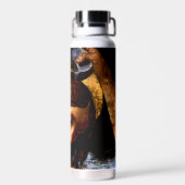 Waterfles met afbeelding van de Doop van onze Heer (Achterkant)
