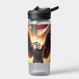 Waterfles met American Eagle