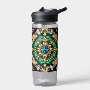 Waterfles met Braziliaanse kleuren Design