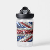 Waterfles met Britse kleurenontwerp (Voorkant)