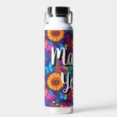 Waterfles met dromerige vlinderthematiek (Voorkant)