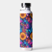 Waterfles met dromerige vlinderthematiek (Rechts)