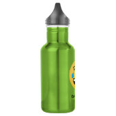 Waterfles met gezicht met tranen van blijdschap (Links)