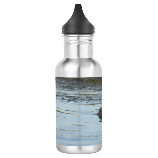 Waterfles met havenzegel waterfles (Links)