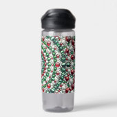 Waterfles met Italiaanse kleuren Design (Achterkant)