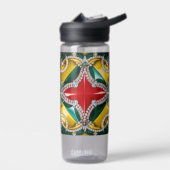 Waterfles met Los Angeles Kleuren Design (Links)