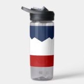 Waterfles met nieuwe vlag van Utah, VS (Rechts)
