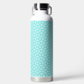 Waterfles met Prussian Blue stropdas patroon (Voorkant)