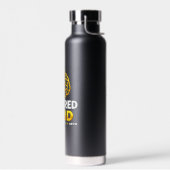 Waterfles met Rewired Mind-logo - Zwarte Geïsoleer (Links)