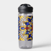 Waterfles met Roemeense kleuren Design (Voorkant)