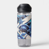 Waterfles met Scottish Thistles Design (Achterkant)