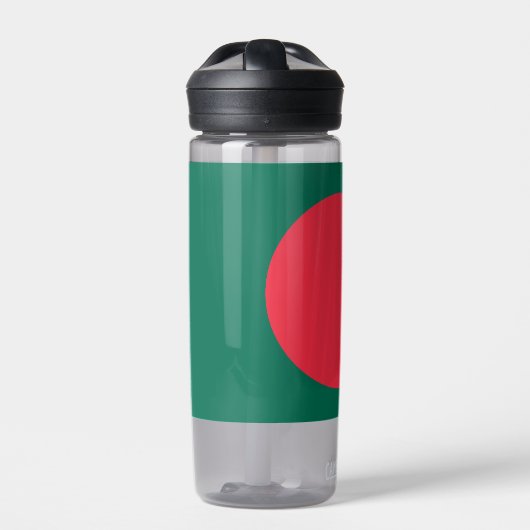 Waterfles met vlag van Bangladesh (Voorkant)