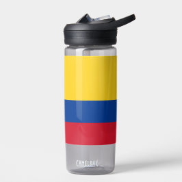 Waterfles met vlag van Colombia