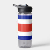 Waterfles met vlag van Costa Rica (Rechts)