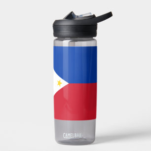 Waterfles met vlag van de Filipijnen