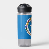 Waterfles met vlag van de Noordelijke Marianen (Voorkant)