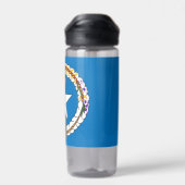 Waterfles met vlag van de Noordelijke Marianen (Achterkant)