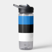 Waterfles met vlag van Estland (Rechts)