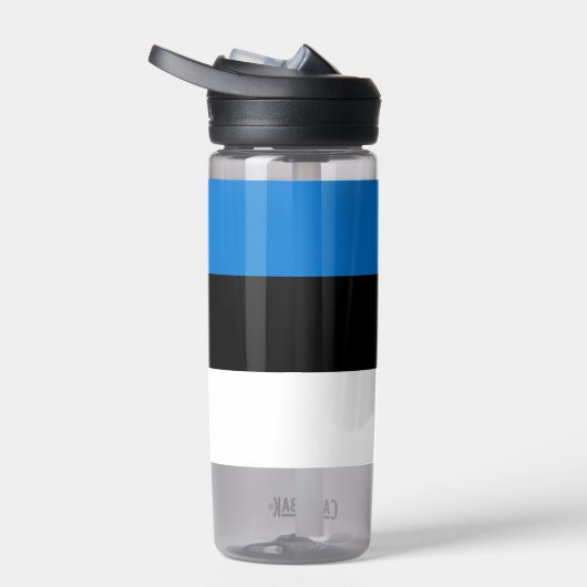 Waterfles met vlag van Estland (Rechts)