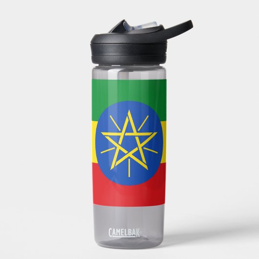 Waterfles met vlag van Ethiopië (Links)