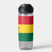 Waterfles met vlag van Ghana (Achterkant)