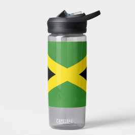 Waterfles met vlag van Jamaica