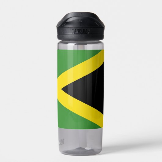 Waterfles met vlag van Jamaica (Achterkant)