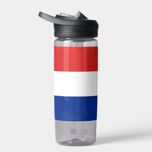 Waterfles met vlag van Kroatië (Rechts)