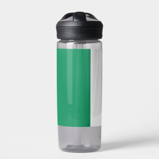 Waterfles met vlag van Nigeria (Voorkant)