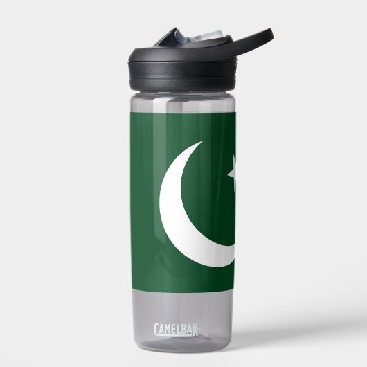 Waterfles met vlag van Pakistan (Links)