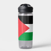 Waterfles met vlag van Palestina (Voorkant)