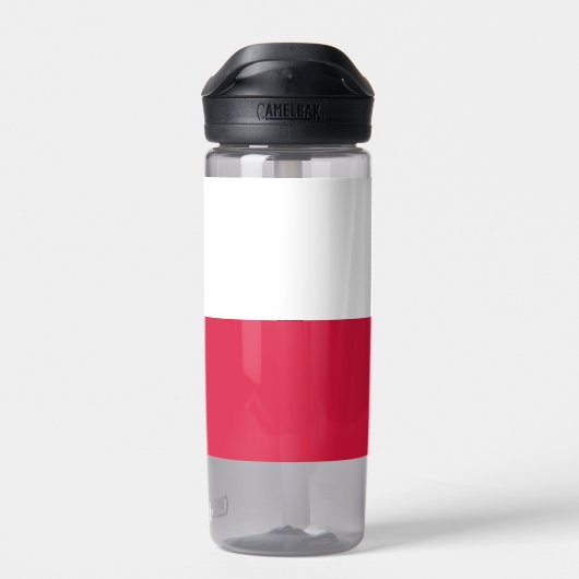 Waterfles met vlag van Polen (Achterkant)