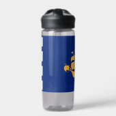 Waterfles met vlag van Quebec City (Voorkant)