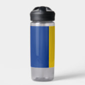 Waterfles met vlag van Roemenië (Voorkant)