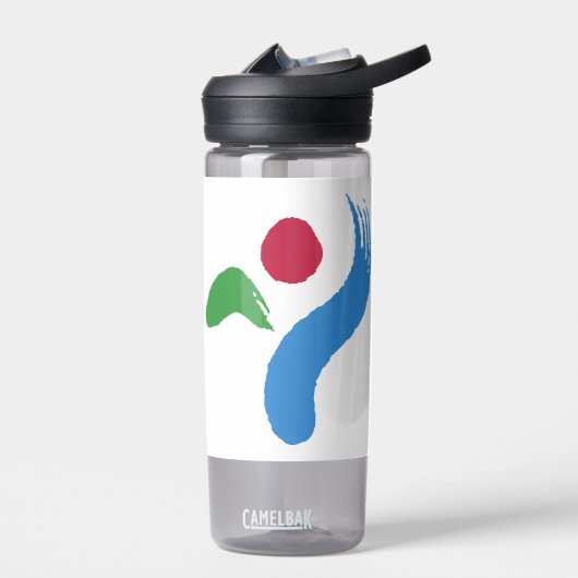 Waterfles met vlag van Seoul, Zuid-Korea (Links)