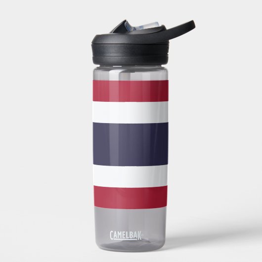 Waterfles met vlag van Thailand (Links)