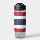 Waterfles met vlag van Thailand (Voorkant)