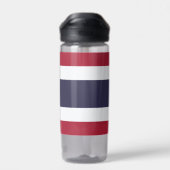 Waterfles met vlag van Thailand (Achterkant)