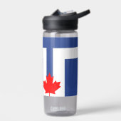 Waterfles met vlag van Toronto, Canada (Links)