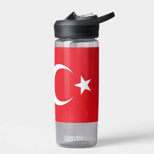 Waterfles met vlag van Turkije (Links)