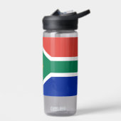 Waterfles met vlag van Zuid-Afrika (Links)