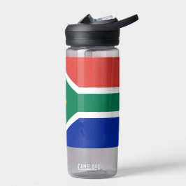 Waterfles met vlag van Zuid-Afrika